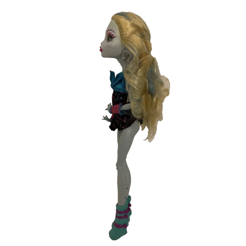 Monster High Doll Ghouls Night Out Blue Lagoona Blonde Hair - One Earring - Picture 5 of 11